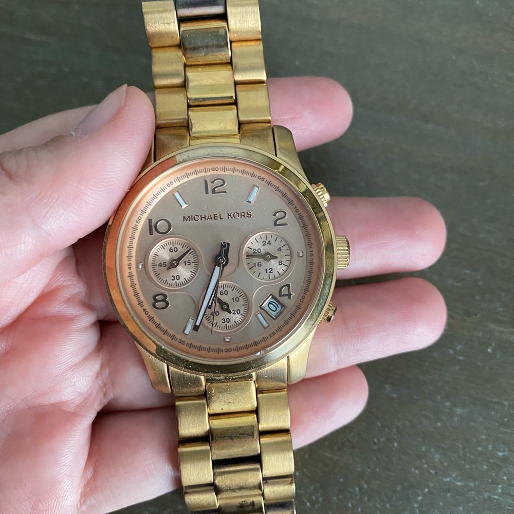 Michael Kors Oversized Rose Gold Watch